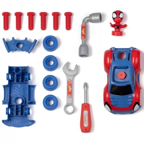 SMOBY Walizka z Narzędziami Spidey Samochód do Skręcania SMOBY Walizka z Narzędziami Spidey Samochód do Skręcania