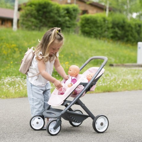 SMOBY Wózek dla Lalek Maxi Cosi Quinny Spacerówka dla bliźniąt SMOBY Wózek dla Lalek Maxi Cosi Quinny Spacerówka dla bliźniąt