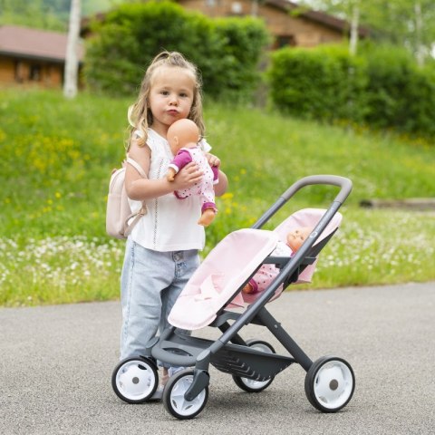 SMOBY Wózek dla Lalek Maxi Cosi Quinny Spacerówka dla bliźniąt SMOBY Wózek dla Lalek Maxi Cosi Quinny Spacerówka dla bliźniąt