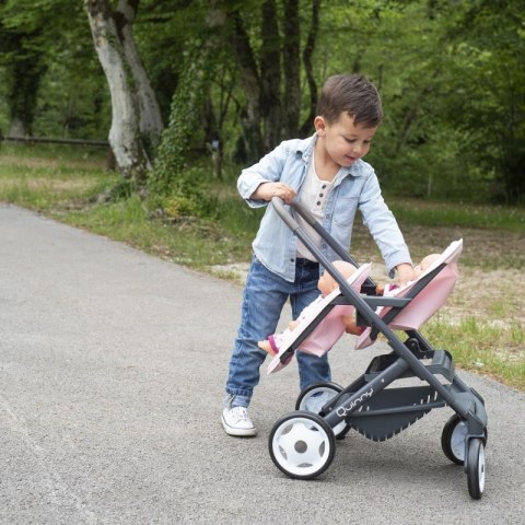 SMOBY Wózek dla Lalek Maxi Cosi Quinny Spacerówka dla bliźniąt SMOBY Wózek dla Lalek Maxi Cosi Quinny Spacerówka dla bliźniąt
