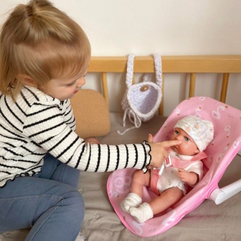 WOOPIE ROYAL Zestaw Lalka Bobas 30,5 cm + Nosidełko Różowe WOOPIE ROYAL Zestaw Lalka Bobas 30,5 cm + Nosidełko Różowe