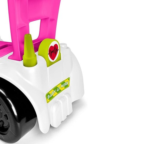 FEBER Jeździk 3w1 Ambulans + 10 Klocków z Medycznym Motywem FEBER Jeździk 3w1 Ambulans + 10 Klocków z Medycznym Motywem