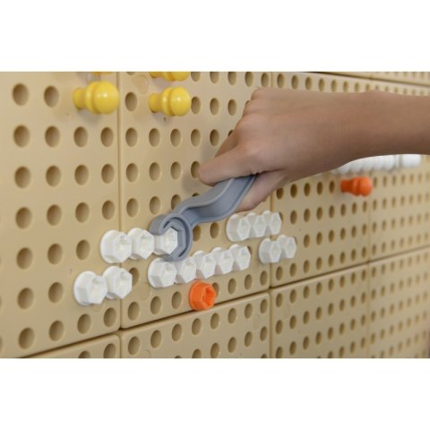 MASTERKIDZ Ręczne Narzędzia 6 Elementów Śrubokręt Klucz - Tablica Naukowo-Edukacyjna STEM MASTERKIDZ Ręczne Narzędzia 6 Elementów Śrubokręt Klucz - Tablica Naukowo-Edukacyjna STEM