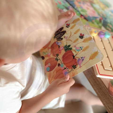 TOOKY TOY Drewniana Gra Nauka Liczenia Zwierzątka TOOKY TOY Drewniana Gra Nauka Liczenia Zwierzątka