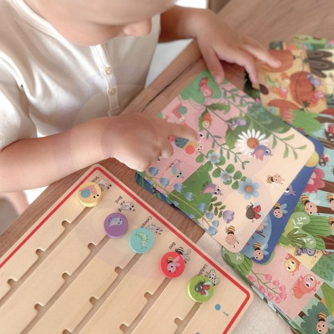 TOOKY TOY Drewniana Gra Nauka Liczenia Zwierzątka TOOKY TOY Drewniana Gra Nauka Liczenia Zwierzątka