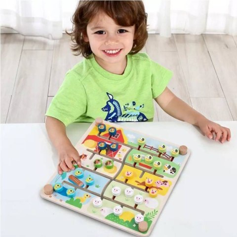 TOOKY TOY Interaktywna Tablica Edukacyjna Sorter Montessori Zwierzątka i Alfabet TOOKY TOY Interaktywna Tablica Edukacyjna Sorter Montessori Zwierzątka i Alfabet