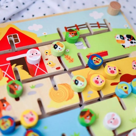 TOOKY TOY Interaktywna Tablica Edukacyjna Sorter Montessori Zwierzątka i Alfabet TOOKY TOY Interaktywna Tablica Edukacyjna Sorter Montessori Zwierzątka i Alfabet