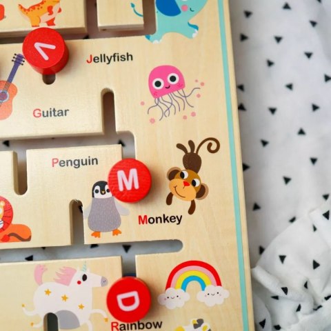 TOOKY TOY Interaktywna Tablica Edukacyjna Sorter Montessori Zwierzątka i Alfabet TOOKY TOY Interaktywna Tablica Edukacyjna Sorter Montessori Zwierzątka i Alfabet