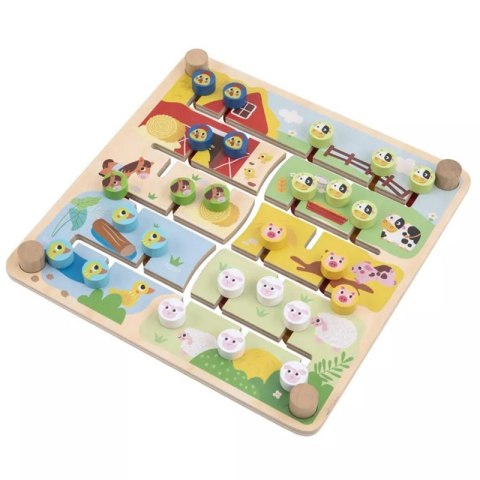 TOOKY TOY Interaktywna Tablica Edukacyjna Sorter Montessori Zwierzątka i Alfabet TOOKY TOY Interaktywna Tablica Edukacyjna Sorter Montessori Zwierzątka i Alfabet