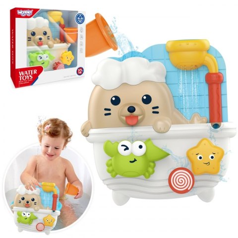 WOOPIE BABY Zabawka do Kąpieli Kranik Fontanna Przelewowa Wodospad Foka WOOPIE BABY Zabawka do Kąpieli Kranik Fontanna Przelewowa Wodospad Foka