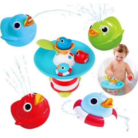 WOOPIE BABY Zabawka do Kąpieli Wyścig Kaczuszek Wodna Fontanna + Dźwięki WOOPIE BABY Zabawka do Kąpieli Wyścig Kaczuszek Wodna Fontanna + Dźwięki