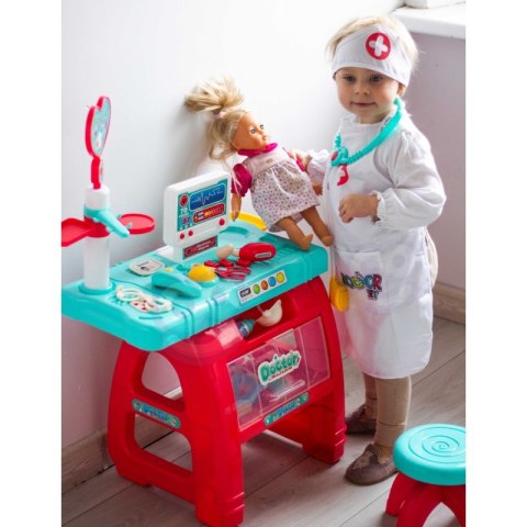 WOOPIE Gabinet Małego Lekarza Doktora Światło Dźwięk + 22 akc WOOPIE Gabinet Małego Lekarza Doktora Światło Dźwięk + 22 akc