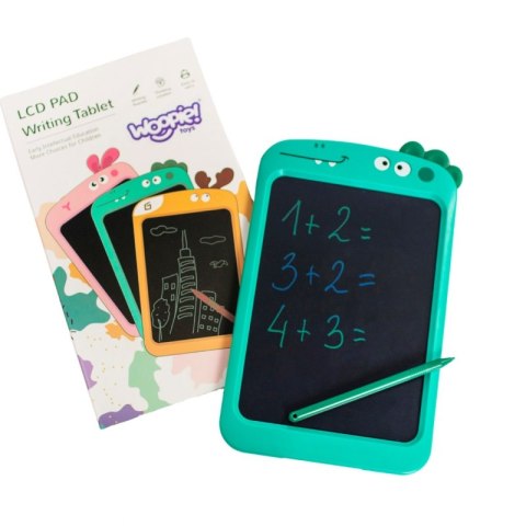 WOOPIE Tablet Graficzny 8.5" Dino dla Dzieci do Rysowania Znikopis + Rysik WOOPIE Tablet Graficzny 8.5" Dino dla Dzieci do Rysowania Znikopis + Rysik