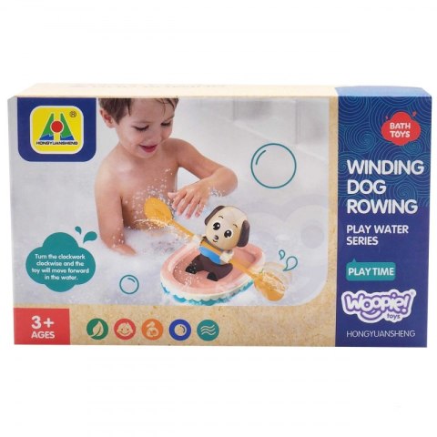 WOOPIE Zabawka do Kąpieli Nakręcany Wiosłujący Piesek Ponton WOOPIE Zabawka do Kąpieli Nakręcany Wiosłujący Piesek Ponton