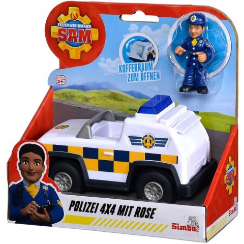 SIMBA Strażak Sam Jeep Policyjny 4x4 Mini Figurka SIMBA Strażak Sam Jeep Policyjny 4x4 Mini Figurka