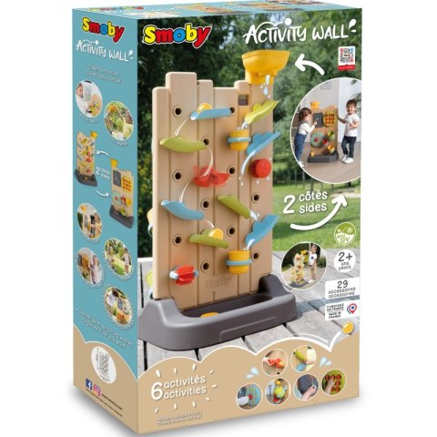 SMOBY Ścianka Aktywności Dwustronna - Tablica Manipulacyjna Montessori SMOBY Ścianka Aktywności Dwustronna - Tablica Manipulacyjna Montessori