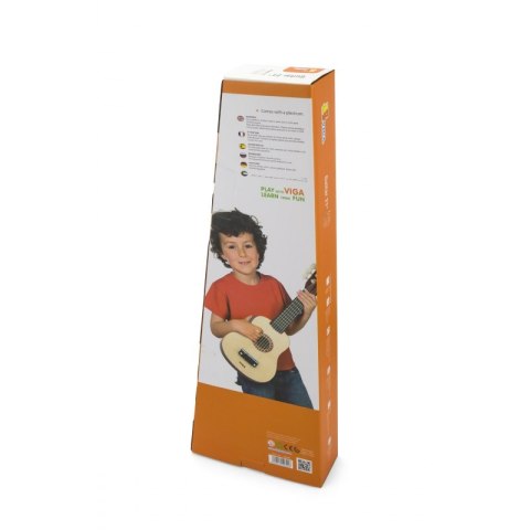 Viga Drewniana gitara dla dzieci Naturalna 21 cali 6 strun Viga Drewniana gitara dla dzieci Naturalna 21 cali 6 strun