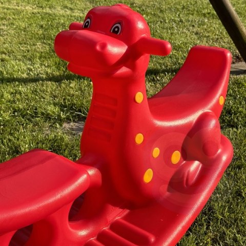 WOOPIE Bujak Wieloosobowy Dino Huśtawka Równoważna Czerwona WOOPIE Bujak Wieloosobowy Dino Huśtawka Równoważna Czerwona