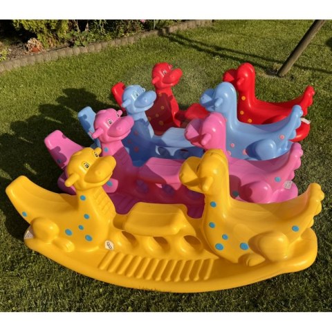 WOOPIE Bujak Wieloosobowy Dino Huśtawka Równoważna Czerwona WOOPIE Bujak Wieloosobowy Dino Huśtawka Równoważna Czerwona