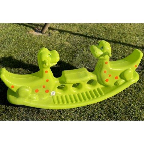 WOOPIE Bujak Wieloosobowy Dino Huśtawka Równoważna Zielona WOOPIE Bujak Wieloosobowy Dino Huśtawka Równoważna Zielona