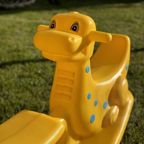 WOOPIE Bujak Wieloosobowy Dino Huśtawka Równoważna Żółta WOOPIE Bujak Wieloosobowy Dino Huśtawka Równoważna Żółta