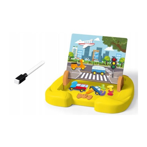 WOOPIE Tablica Magnetyczna Motyw Środki Transportu + Akcesoria WOOPIE Tablica Magnetyczna Motyw Środki Transportu + Akcesoria