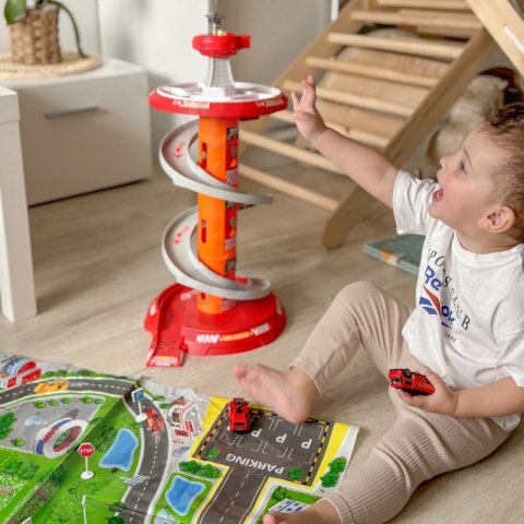 WOOPIE Tor Spirala Garaż dla Samochodzików 3 szt. WOOPIE Tor Spirala Garaż dla Samochodzików 3 szt.