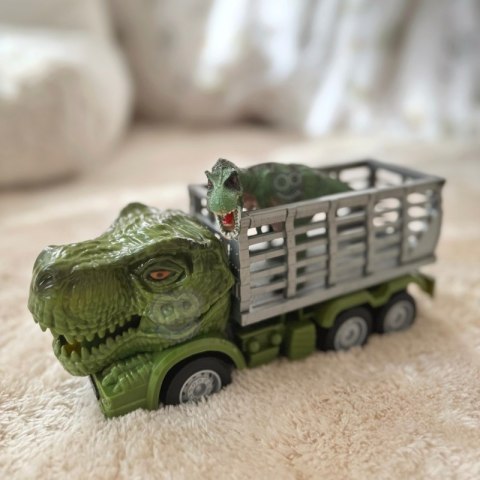 WOOPIE Samochód Zdalnie Sterowany RC Dinozaur Zielony + Figurka WOOPIE Samochód Zdalnie Sterowany RC Dinozaur Zielony + Figurka