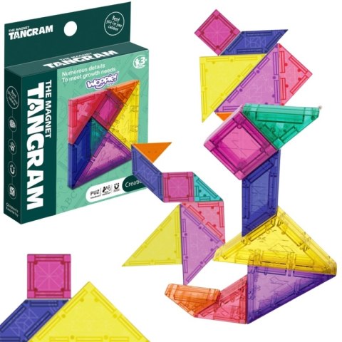 WOOPIE Tangram Klocki Magnetyczne Puzzle 3D WOOPIE Tangram Klocki Magnetyczne Puzzle 3D
