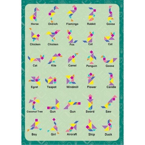 WOOPIE Tangram Klocki Magnetyczne Puzzle 3D WOOPIE Tangram Klocki Magnetyczne Puzzle 3D