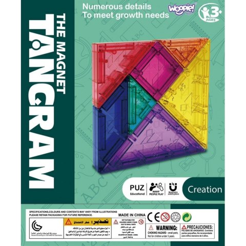 WOOPIE Tangram Klocki Magnetyczne Puzzle 3D WOOPIE Tangram Klocki Magnetyczne Puzzle 3D