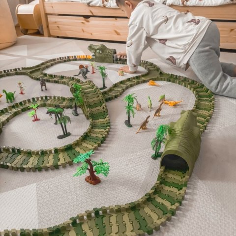WOOPIE Tor Samochodowy XXL Dinozaury 240 el. WOOPIE Tor Samochodowy XXL Dinozaury 240 el.