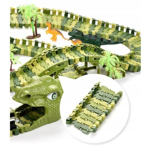 WOOPIE Tor Samochodowy XXL Dinozaury 240 el. WOOPIE Tor Samochodowy XXL Dinozaury 240 el.