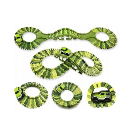 WOOPIE Tor Samochodowy XXL Dinozaury 240 el. WOOPIE Tor Samochodowy XXL Dinozaury 240 el.
