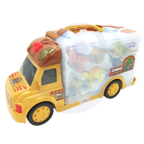 WOOPIE Zestaw Samochód 2w1 Walizka + Dinozaury Figurki 6 szt. WOOPIE Zestaw Samochód 2w1 Walizka + Dinozaury Figurki 6 szt.