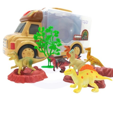 WOOPIE Zestaw Samochód 2w1 Walizka + Dinozaury Figurki 6 szt. WOOPIE Zestaw Samochód 2w1 Walizka + Dinozaury Figurki 6 szt.