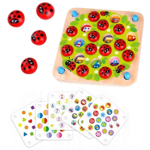 TOOKY TOY Memory Gra Pamięciowa Biedronka TOOKY TOY Memory Gra Pamięciowa Biedronka