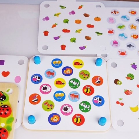 TOOKY TOY Memory Gra Pamięciowa Biedronka TOOKY TOY Memory Gra Pamięciowa Biedronka