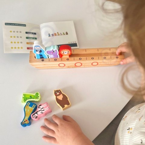 TOOKY TOY Drewniana Układanka Łamigłówki dla Dzieci Noe i Zwierzęta TOOKY TOY Drewniana Układanka Łamigłówki dla Dzieci Noe i Zwierzęta