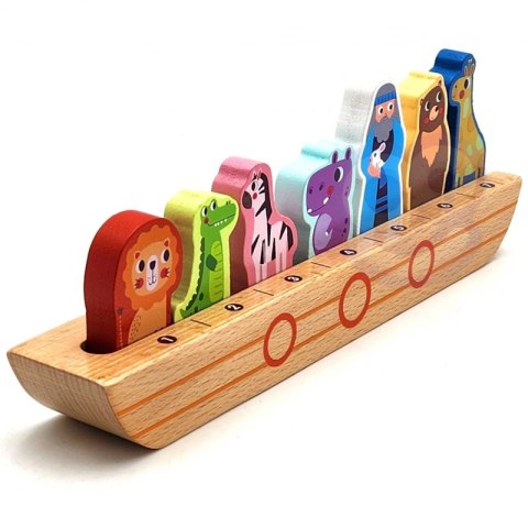 TOOKY TOY Drewniana Układanka Łamigłówki dla Dzieci Noe i Zwierzęta TOOKY TOY Drewniana Układanka Łamigłówki dla Dzieci Noe i Zwierzęta