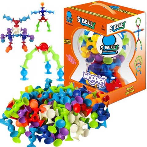 WOOPIE Klocki Konstrukcyjne z Przyssawkami Zwariowane Buźki WOOPIE Klocki Konstrukcyjne z Przyssawkami Zwariowane Buźki
