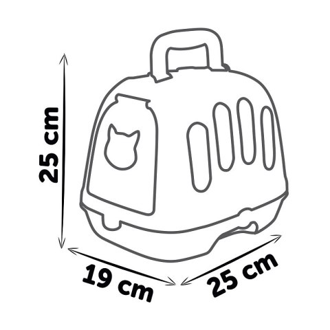 SMOBY Zestaw 2w1 Kontener dla Kota + Interaktywny Miauczący Kot SMOBY Zestaw 2w1 Kontener dla Kota + Interaktywny Miauczący Kot
