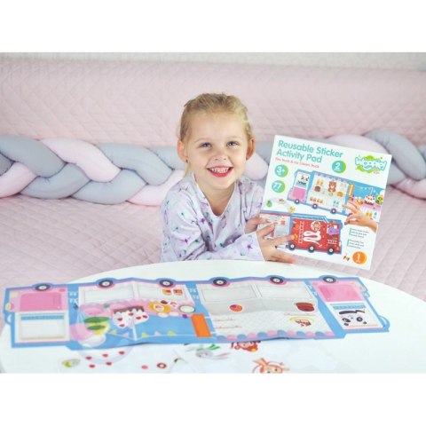 WOOPIE ART&FUN Naklejki Wielorazowe Zestaw Kreatywny Wyklejanka Pojazdy Straż Pożarna Lodziarnia 77 el. WOOPIE ART&FUN Naklejki Wielorazowe Zestaw Kreatywny Wyklejanka Pojazdy Straż Pożarna Lodziarnia 77 el.