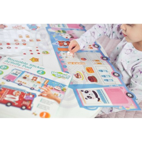 WOOPIE ART&FUN Naklejki Wielorazowe Zestaw Kreatywny Wyklejanka Pojazdy Straż Pożarna Lodziarnia 77 el. WOOPIE ART&FUN Naklejki Wielorazowe Zestaw Kreatywny Wyklejanka Pojazdy Straż Pożarna Lodziarnia 77 el.