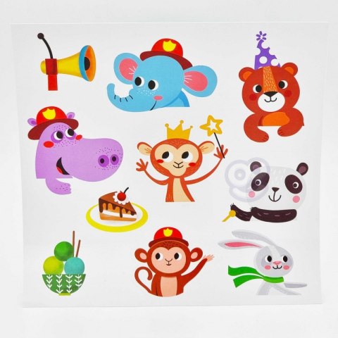 WOOPIE ART&FUN Naklejki Wielorazowe Zestaw Kreatywny Wyklejanka Pojazdy Straż Pożarna Lodziarnia 77 el. WOOPIE ART&FUN Naklejki Wielorazowe Zestaw Kreatywny Wyklejanka Pojazdy Straż Pożarna Lodziarnia 77 el.