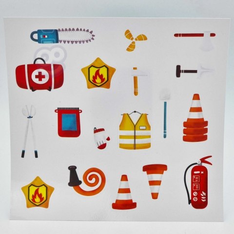 WOOPIE ART&FUN Naklejki Wielorazowe Zestaw Kreatywny Wyklejanka Pojazdy Straż Pożarna Lodziarnia 77 el. WOOPIE ART&FUN Naklejki Wielorazowe Zestaw Kreatywny Wyklejanka Pojazdy Straż Pożarna Lodziarnia 77 el.
