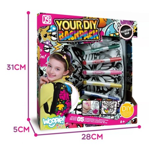 WOOPIE ART&FUN Zestaw Plastyczny dla Dziewczynki Torba do Malowania WOOPIE ART&FUN Zestaw Plastyczny dla Dziewczynki Torba do Malowania
