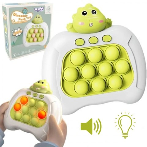 WOOPIE Gra POP IT Elektryczna Antystresowa Zręcznościowa Dinozaur Zielony Zestaw 24 szt. WOOPIE Gra POP IT Elektryczna Antystresowa Zręcznościowa Dinozaur Zielony Zestaw 24 szt.