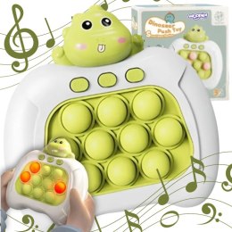 WOOPIE Gra POP IT Elektryczna Antystresowa Zręcznościowa Dinozaur Zielony Zestaw 9 szt.