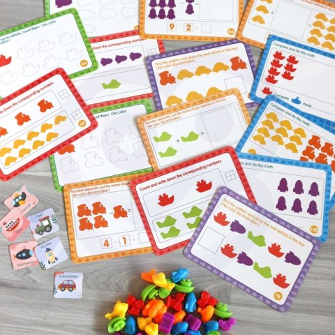 WOOPIE Zestaw Edukacyjny Nauka Liczenia Montessori Sorter Kolorów 8SZT WOOPIE Zestaw Edukacyjny Nauka Liczenia Montessori Sorter Kolorów 8SZT